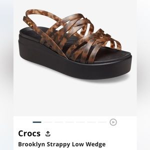 CORCS low wedge platform sandal